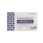 manorest alprazolam 0.5mg
